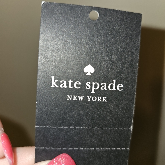 Kate Spade New York Women's Lucy Orange Toss Printed Medium L-zip Wristlet. NWT! - Picture 6 of 7